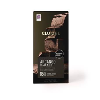 CHOCOLAT GRAND NOIR ARCANGO CLUIZEL TABLETTE 85% 70G