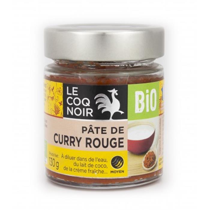 Pâte de curry rouge bio 120g