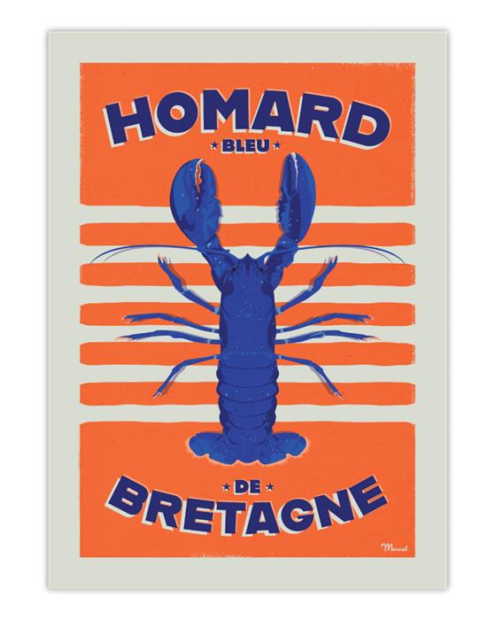 affiche-30-x-40-cm-homard-de-bretagne