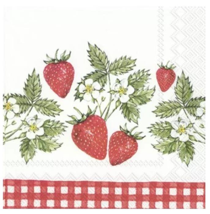 serviettes-papier-lunch-33x33cm-strawberries-in-love