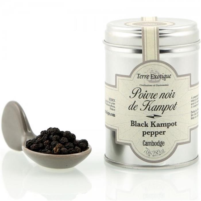 POIVRE NOIR DE KAMPOT 70G - ROI DE BRETAGNE