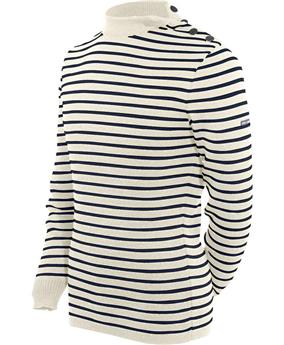 PULL MATELOT ECRU/MARINE