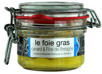 FOIE GRAS ENTIER DE CANARD A LA FINE BRETAGNE 120G