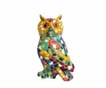 HIBOU MOSAIQUE 10 CM