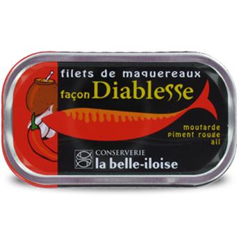 FILETS DE MAQUEREAUX FACON DIABLESSE 112.5G BELLE ILOISE