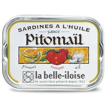 SARDINES SAUCE PITOMAIL 115G BELLE ILOISE