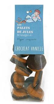 LES PALETS DE JULES CHOCOLAT/VANILLE LE HANGAR 150 GR