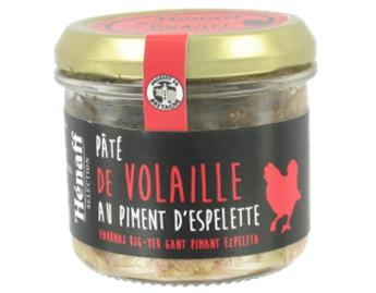 PATE DE VOLAILLE AU PIMENT D ESPELETTE 90G HENAFF SELECTION