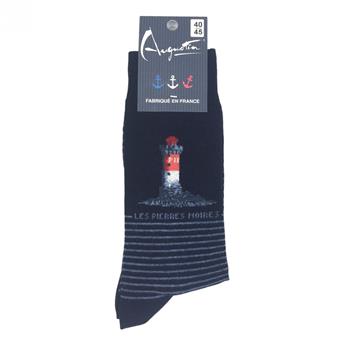 CHAUSSETTES 40/45 PHARE PIERRES NOIRES Marine