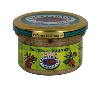 RILLETTES DE SAUMON A LA CREOLE 90G CRUSTARMOR