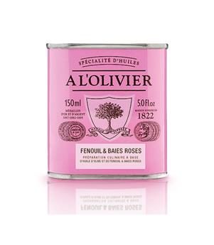 HUILE D´OLIVE FENOUIL ET BAIES ROSES 15 CL