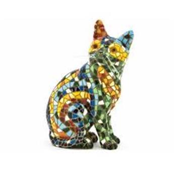 CHAT MOSAIQUE ASSIS 10 CM