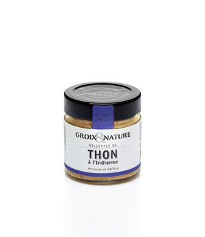 RILLETTES DE THON A L´INDIENNE 100G GROIX