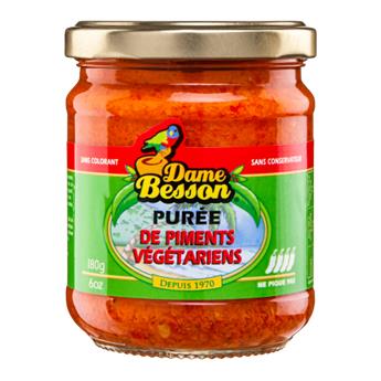 PUREE DE PIMENTS VEGETARIENS DAME BESSON 180G