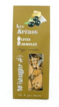 APERO OLIVES PARMESAN  LE HANGAR SACHET 150G