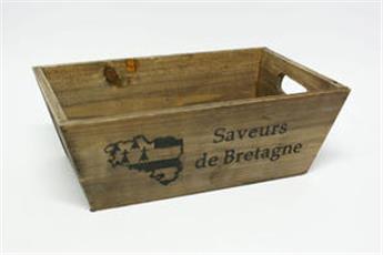 CORBEILLE BOIS SAVEURS DE BRETAGNE