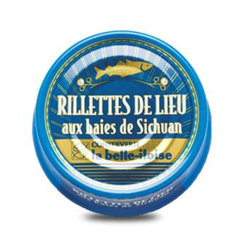 RILLETTES DE LIEU AUX BAIES DE SICHUAN 60g