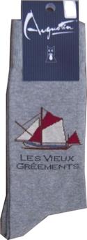 CHAUSSETTES 35/40 VIEUX GREEMENTS GRIS