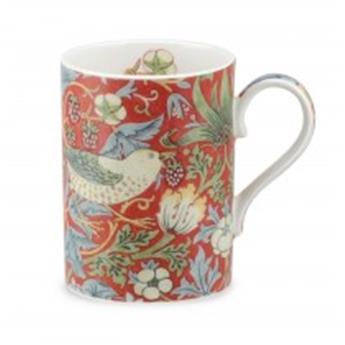 MUG STRAWBERRY THIEF ROUGE