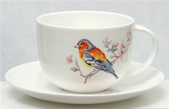 TASSE DEJEUNER ET SOUCOUPE PINSON