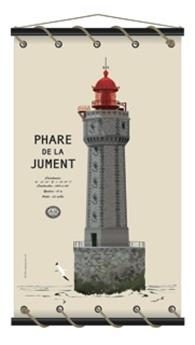 KAKEMONO PHARE DE LA JUMENT 49x73cm