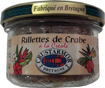 RILLETTES DE CRABE A LA CREOLE 90G CRUSTARMOR