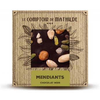 CHOCOLAT NOIR MENDIANTS 80G TABLETTE