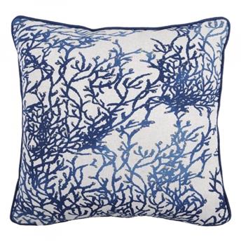 COUSSIN 40x40 cm CALEDONIE BLEU