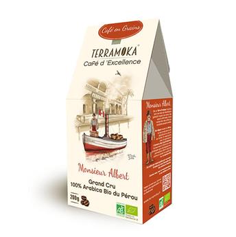 ALBERT CAFE GRAIN BIO PEROU 200G TERRAMOKA