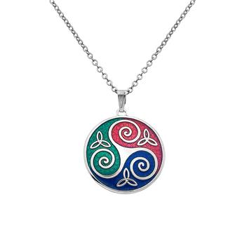 PENDENTIF 3230 MULTICOLORE ET CHAINE