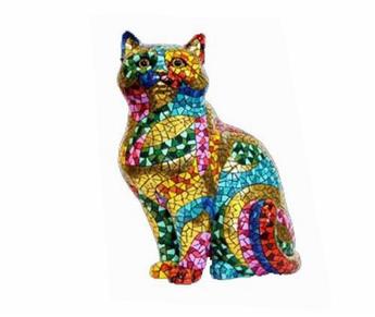 CHAT CARNIVAL MOSAIQUE 11 CM