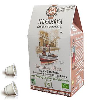 CAPSULES X15 MONSIEUR ALBERT 84G TERRAMOKA