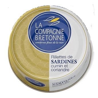 RILLETTES DE SARDINES CUMIN ET CORIANDRE 78G