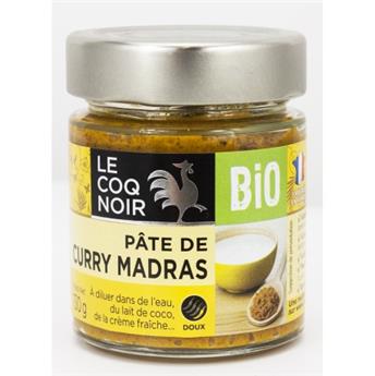 PATE POUR CURRY MADRAS BIO 130G