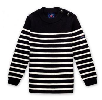 PULL MOUSSAILLON ENF NAVY/ECUME