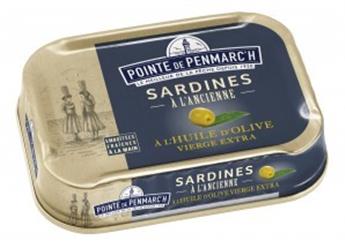 SARDINES A L´HUILE D´OLIVE 1/6 PTE PENMARCH 115GR