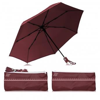 PARAPLUIE AUTO ROUGE GRENAT