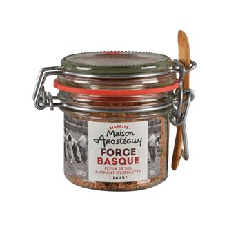 FORCE BASQUE FLEUR DE SEL & PIMENT D´ESPELETTE 70G