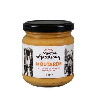 MOUTARDE AU COULIS DE PIMENT D´ESPELETTE 200G