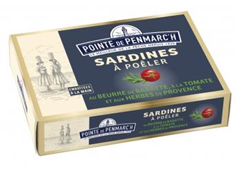 SARDINES A POELER TOMATE ET HERBES 115G PENMARCH