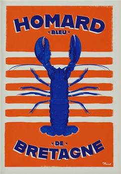 AFFICHE 50 x 70 cm HOMARD