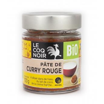 PATE DE CURRY ROUGE BIO 130G