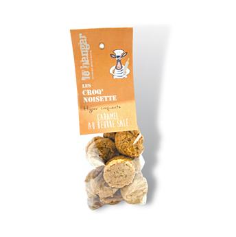 CROQ NOISETTE CARAMEL AU BEURRE SALE LE HANGAR SACHET 150 GR