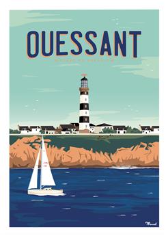 AFFICHE 50 x 70 cm OUESSANT