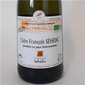 CIDRE 75CL BRUT SEHEDIC EP 5,5° BIO