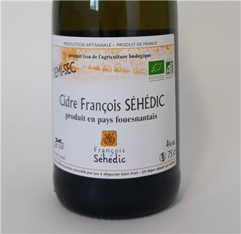 CIDRE 75CL 1/2 SEC SEHEDIC 4° BIO