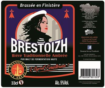 BIERE 33CL BRESTOIZH AMBREE BIO 5°