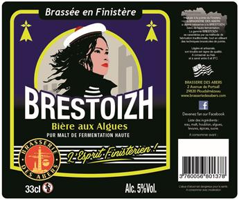 BIERE 33CL BRESTOIZH AUX ALGUES BIO 5°