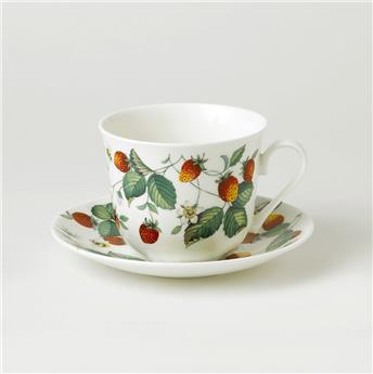 TASSE DEJEUNER ET SOUCOUPE ALPINE STRAWBERRY