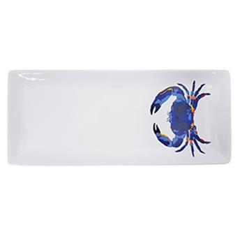 PLAT RECT 35 x 15 cm CRABE DRENEC